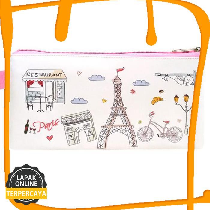 

Big Sale Mini Case Paris Putihpink Tempat Pensil Stationary Pencil Casekarakter Jaminan Mutu