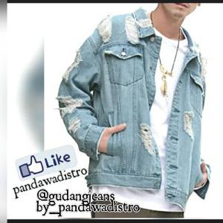 6600 Koleksi Jaket Jeans Pria Model Sobek Gratis