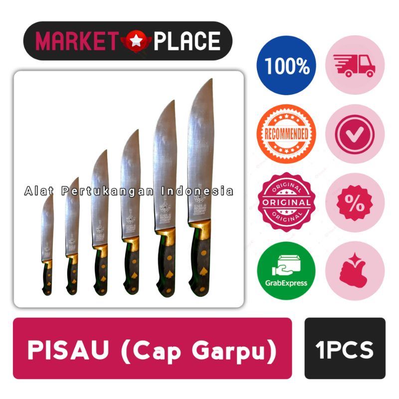 Herder 8159 Series Made in Solingen Germany Pisau Cap Garpu Asli 100% Original Pisau Serbaguna Jerma