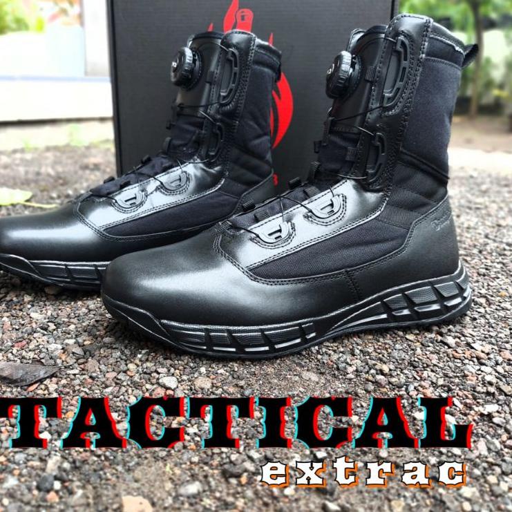 Keluaran Terbaru.. SEPATU PDL TNI POLRI POLOS EXTRAC PARADE TALI PUTAR TACTICAL