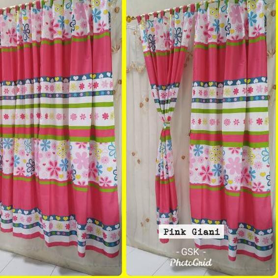 Menarik Gorden Motif Bunga Homemade Bahan Katun Disperse Gorden Flaminggo Shopee Indonesia