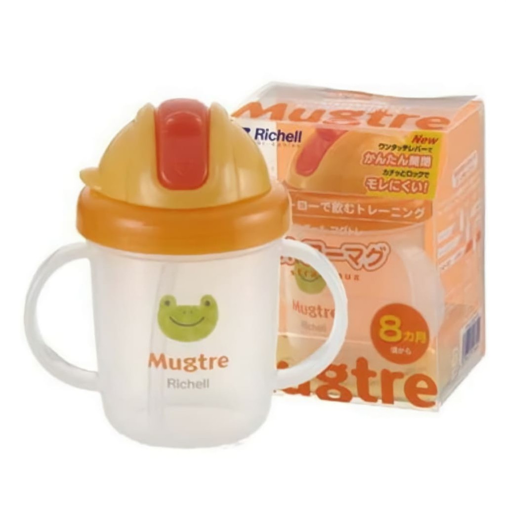 Richell Mugtre Straw Mug 200ml Botol minum Anak
