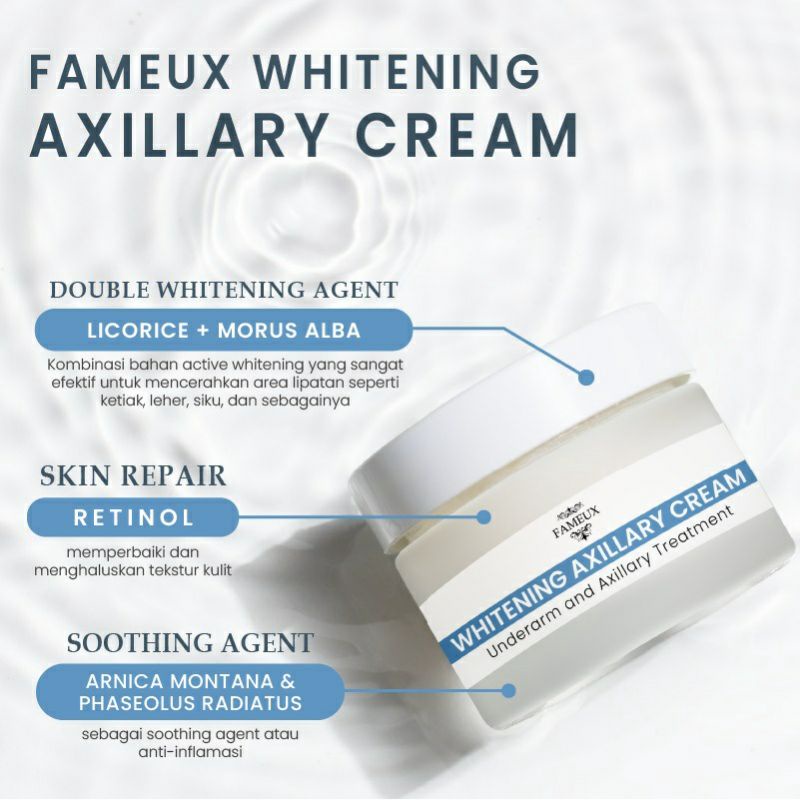 Fameux Axillary Underarm cream 15gr