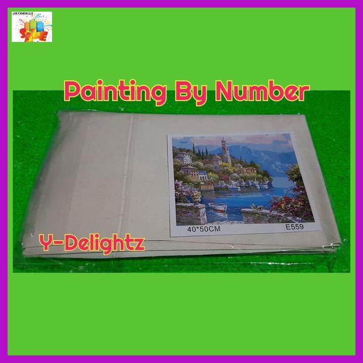 

NASIKUL- DIY PAINTING BY NUMBER - SEASIDE VIEW -ASLII.