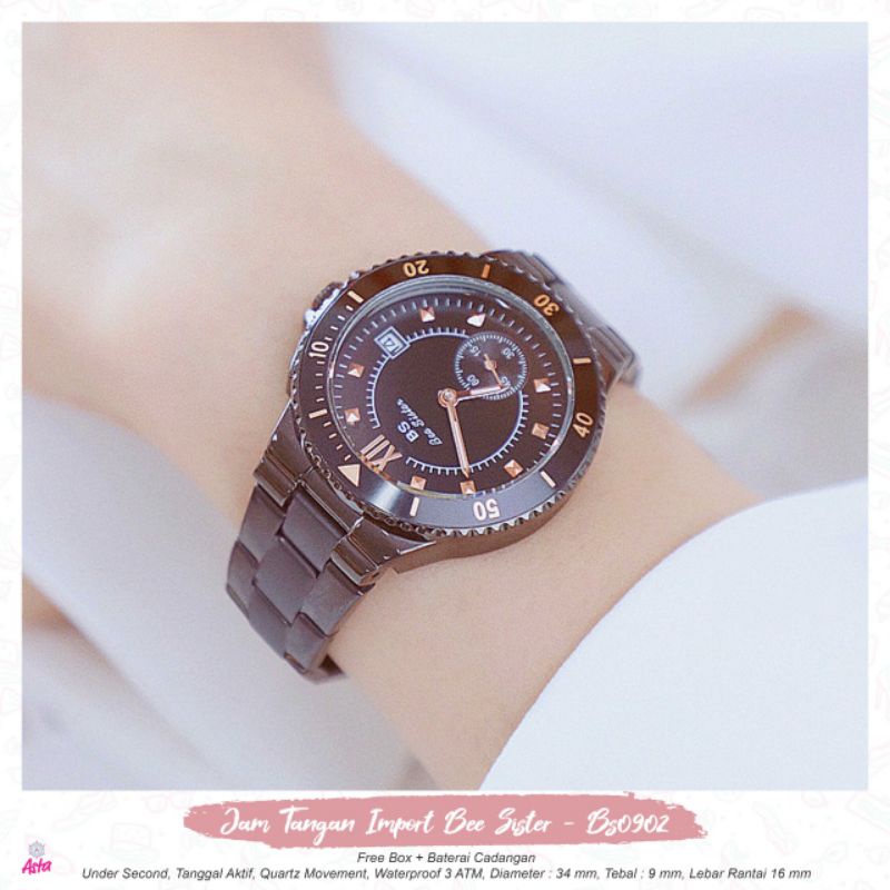 JAM TANGAN IMPORT BEE SISTER BS0902