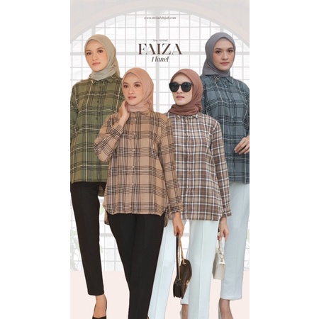 MY LADY KEMEJA FAIZA FLANEL ORIGINAL