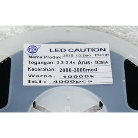 500PCS LED SMD 3528 PUTIH