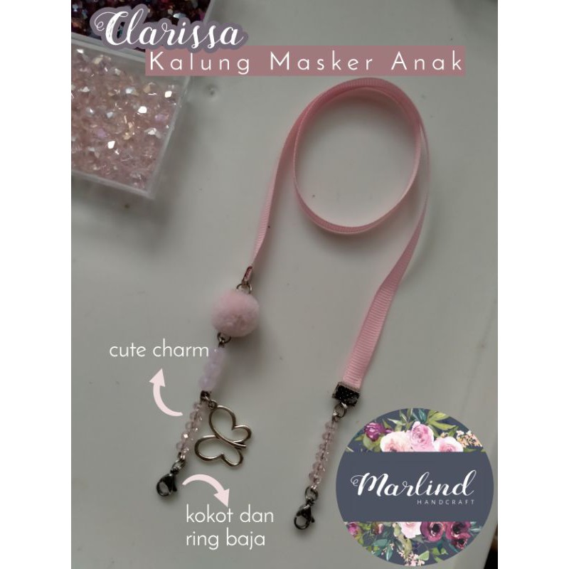 kalung masker anak, tali masker anak