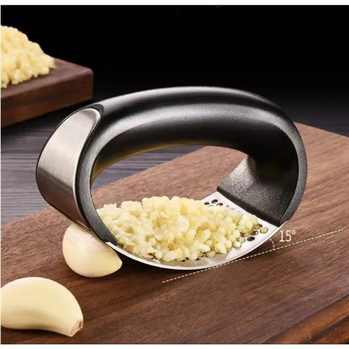 GARLIC PRESS CHOPPER STAINLESS STEEL PENGHANCUR PENGHALUS BAWANG PUTIH