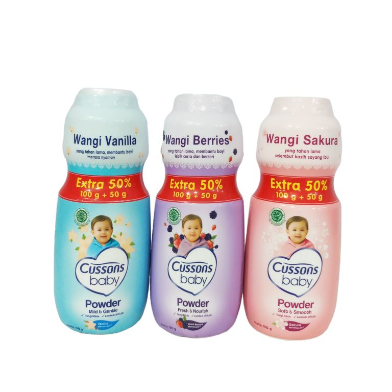 CUSSONS BABY POWDER 150G/75G/centraltrenggalek