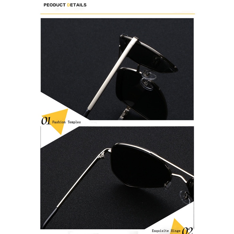 Kacamata Hitam Aviator Polarized Warna-Warni Untuk Pria Dan Wanita