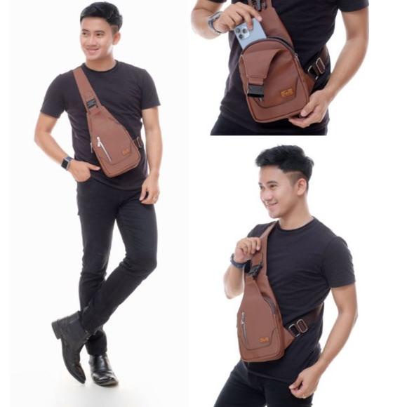 ML.15Jn22ᶻ | Waistbag Keenan by Biru Tsabita (Tas Cowok, untuk remaja dan pria dewasa)