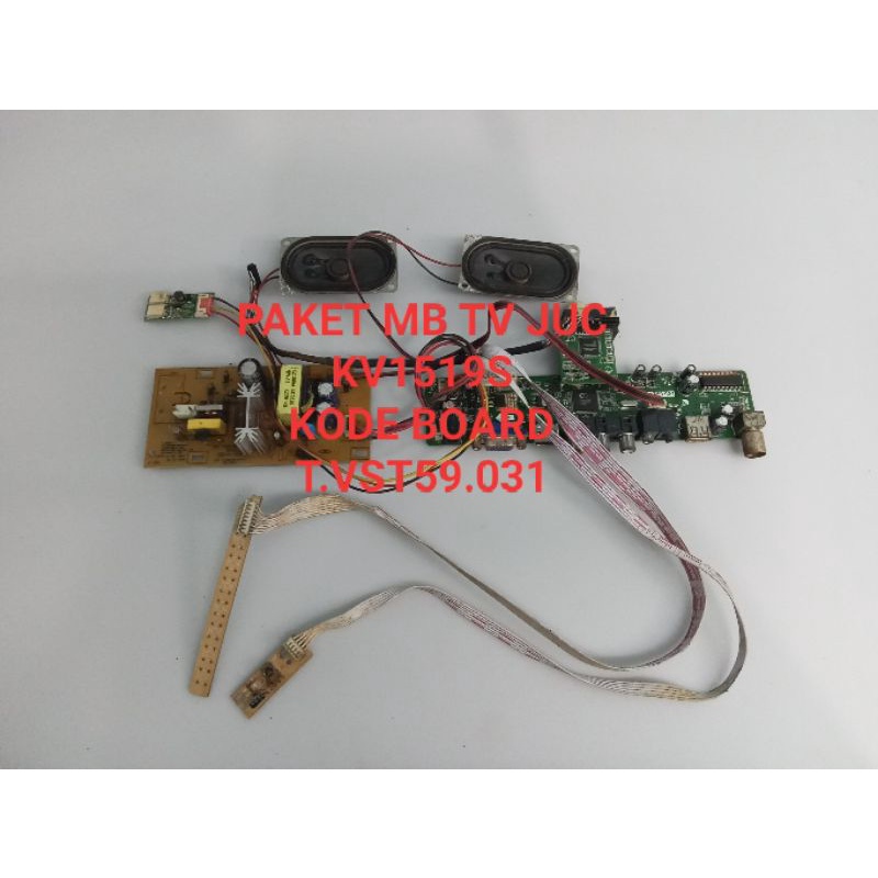 POWER SUPPLY PSU TV PAKET MB   JUC KV1519S KODE BOARD T.VST59.031 ORIGINAL NORMAL TESTED
