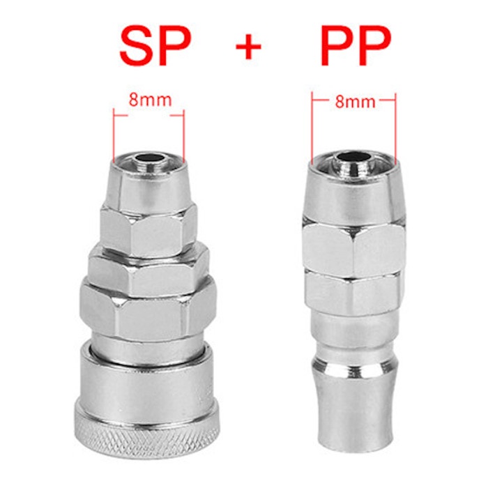 Quick Coupler SP20 dan PP20 Set