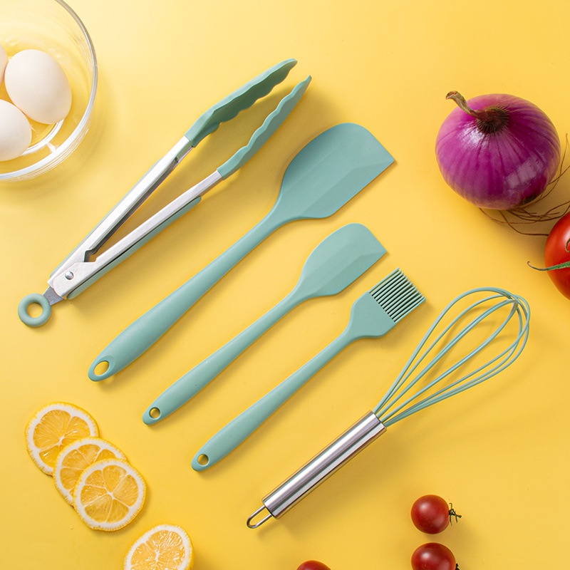 5 PC Spatula Silikon/Set Peralatan Masak Indah 5 buah Spatula Silikon Peralatan Makan Silikon