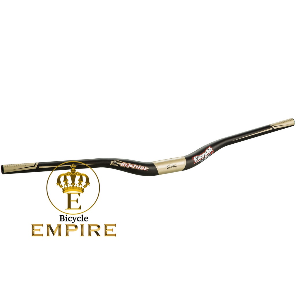 Handlebar Carbon Stang Sepeda MTB Renthal Fatbar Carbon 35 mm 800 x 30 mm Riser Bicycle Empire