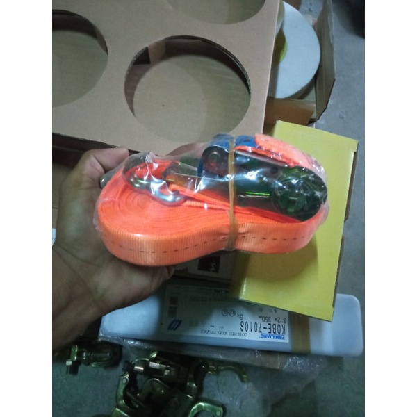 track belt RATCHET 25mmx1x10 meter Cargo Lashing Belt 1" x 1 ton x 10 meter