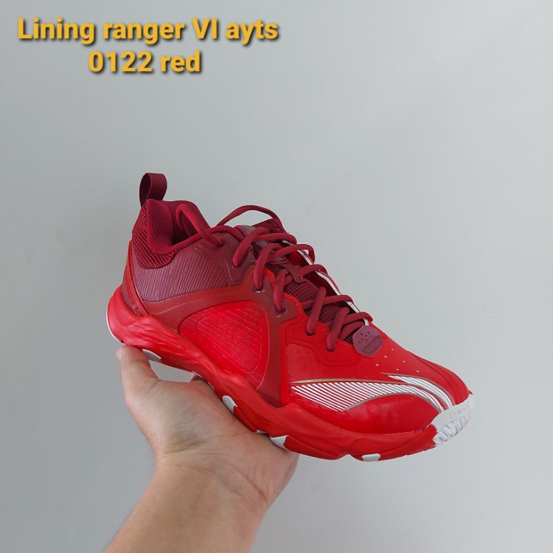 Sepatu badminton lining ranger VI ayts 0122 red