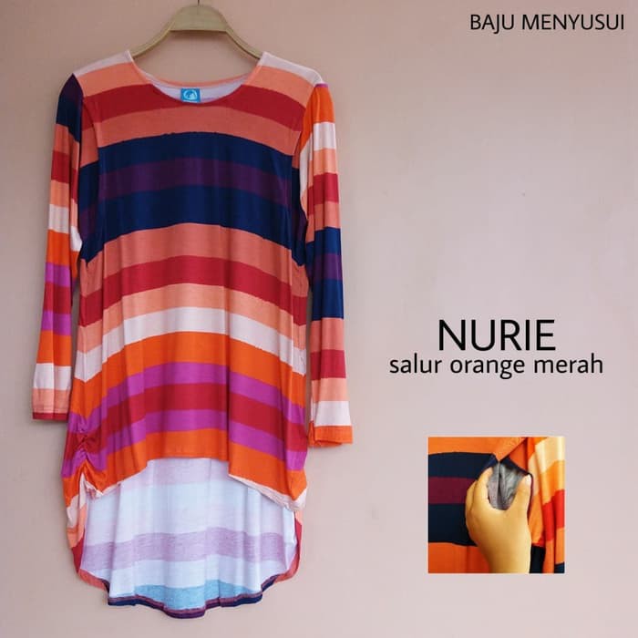 Blouse Wanita - Atasan Wanita - Blus Sifon Mamigaya Nursing Wear - Nurie | Baju Menyusui |Atasan