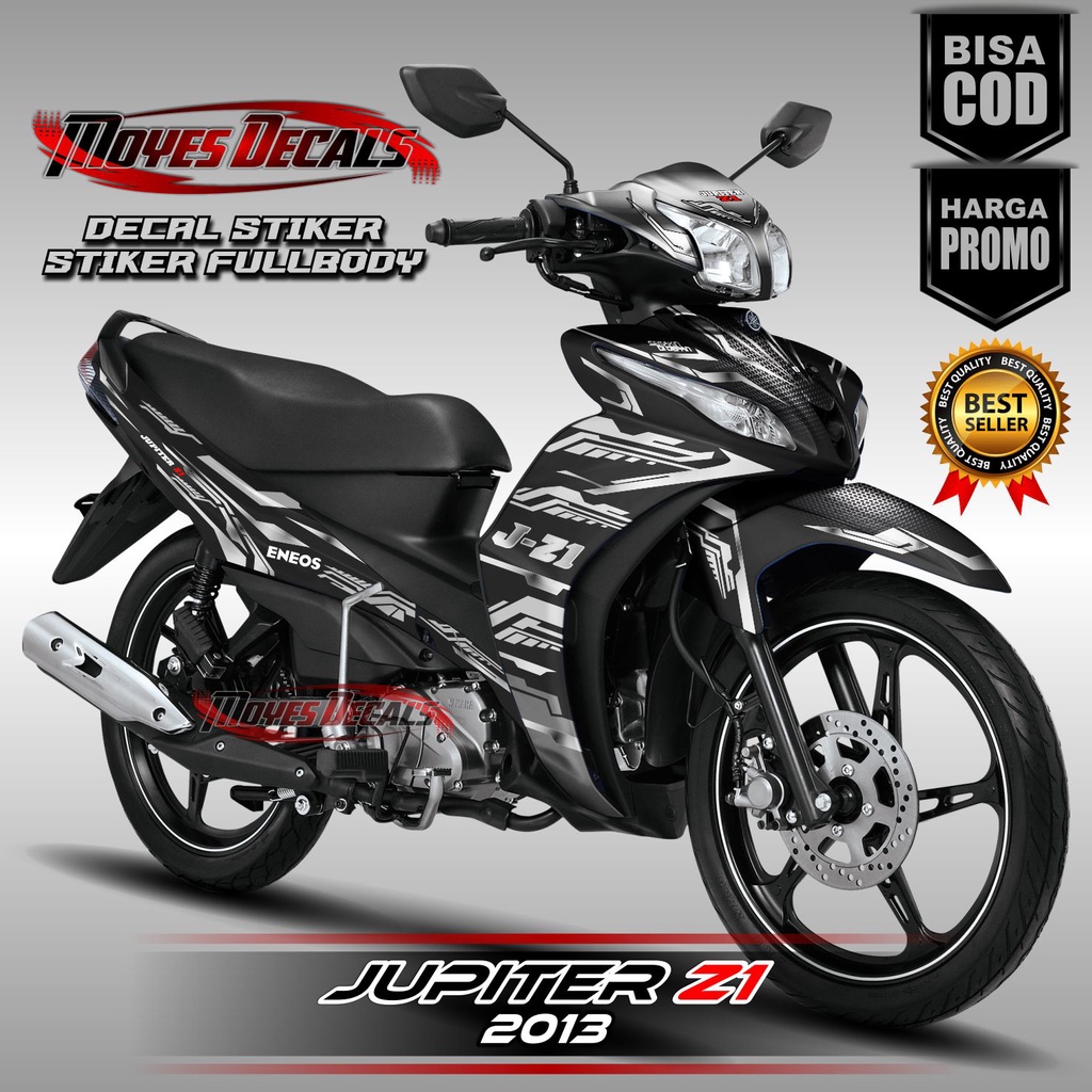 DECAL STIKER JUPITER Z1 FULL BODY SILVER VARIASI MOTIF/ YAMAHA MOTOR DECAL MURAH BERKUALITAS