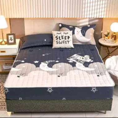 Sprei import sultan aestetik waterproof anti ompol motif karakter murah 160x200 180x200