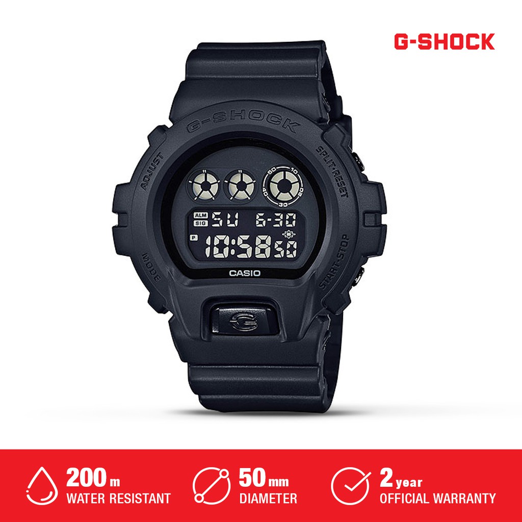 Casio G-Shock Jam Tangan Pria DW-6900BB-1DR Waterproof