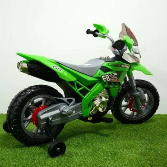 Mainan Anak Motor  Aki Tipe Trail  Motocross Junior TR 1403 