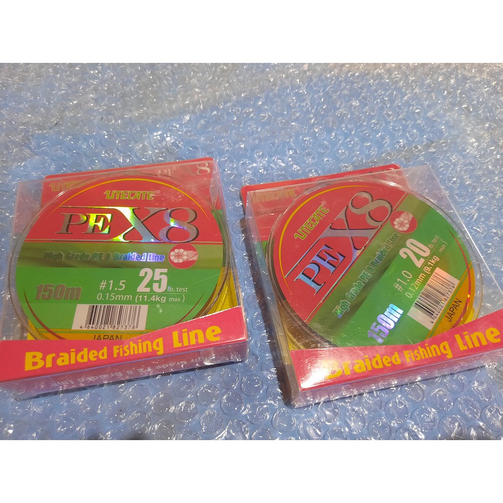 senar pancing PE utecate pe X8