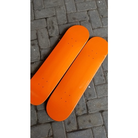 blank deck orange 8.0 skateboard