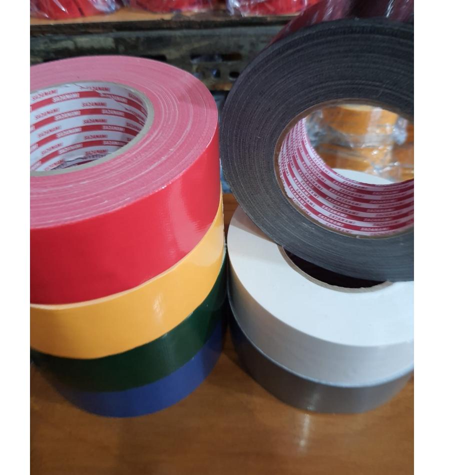 

Miliki Lakban Kain Hitam 2 Inch x 45m Sazanami Cloth Tape Warna 48mm Jumbo !