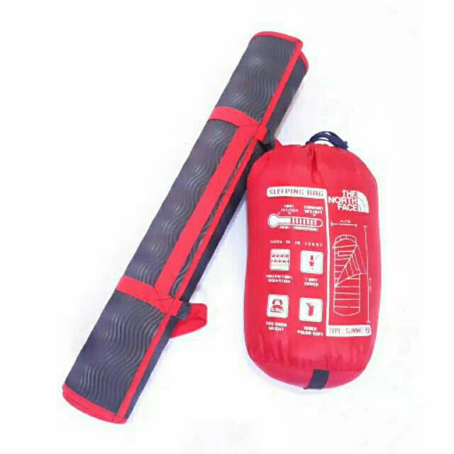 Sleeping Bag Polar + Matras - Dacron` SUPER` Bulu` Bantal- SleepingBag