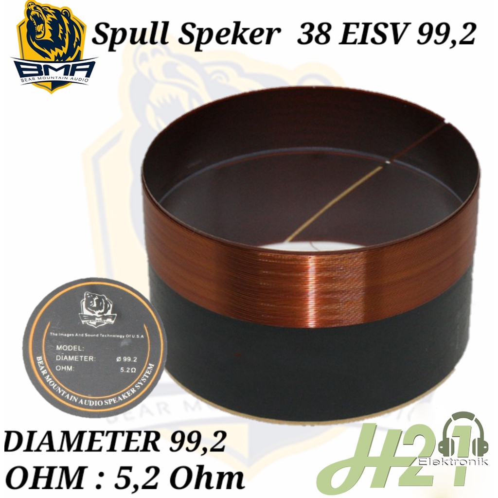 Spull Speaker BMA 99.2 mm 5.2 ohm / Spul Spool Voice Coil 99.2 mm 5.2