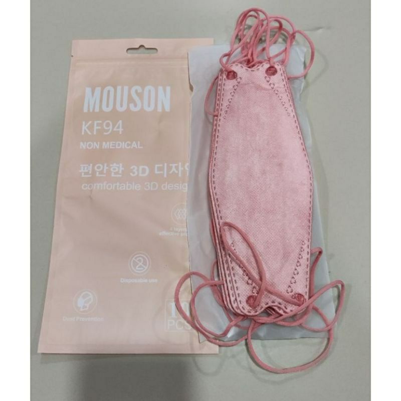 Masker KN94 MOUSON - SOFT PEACH