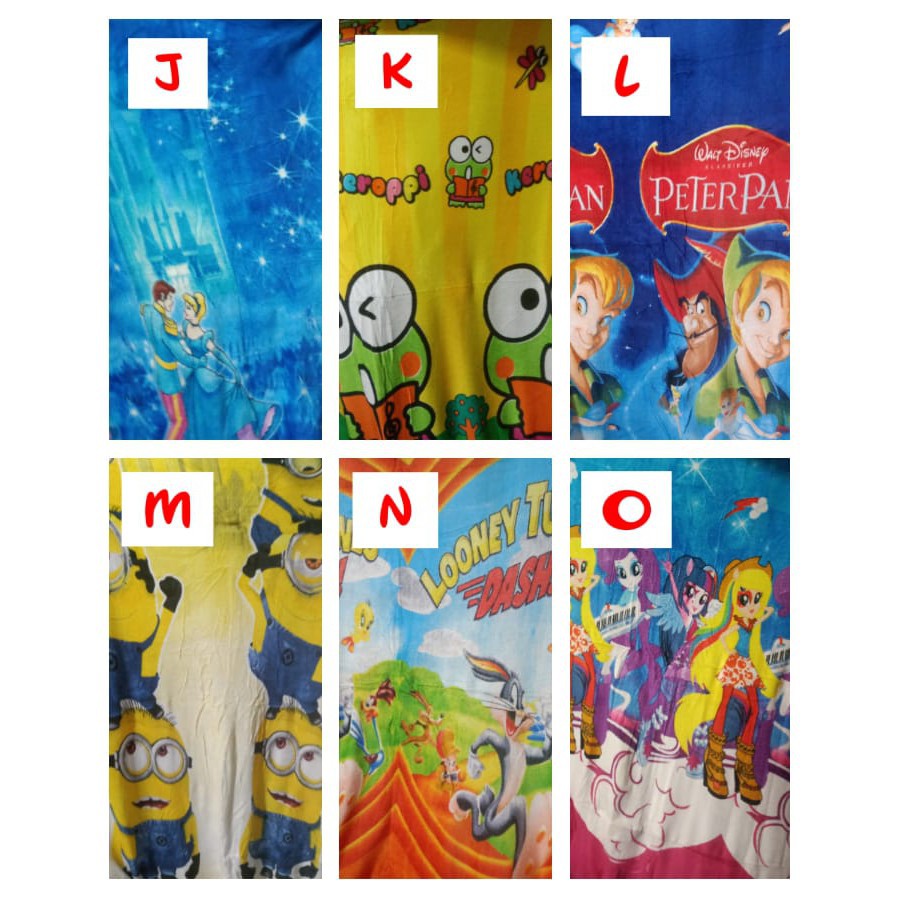 SIAP KIRIM SELIMUT BULU KARAKTER ANAK FREE TAS CANTIK HARGA PROMO