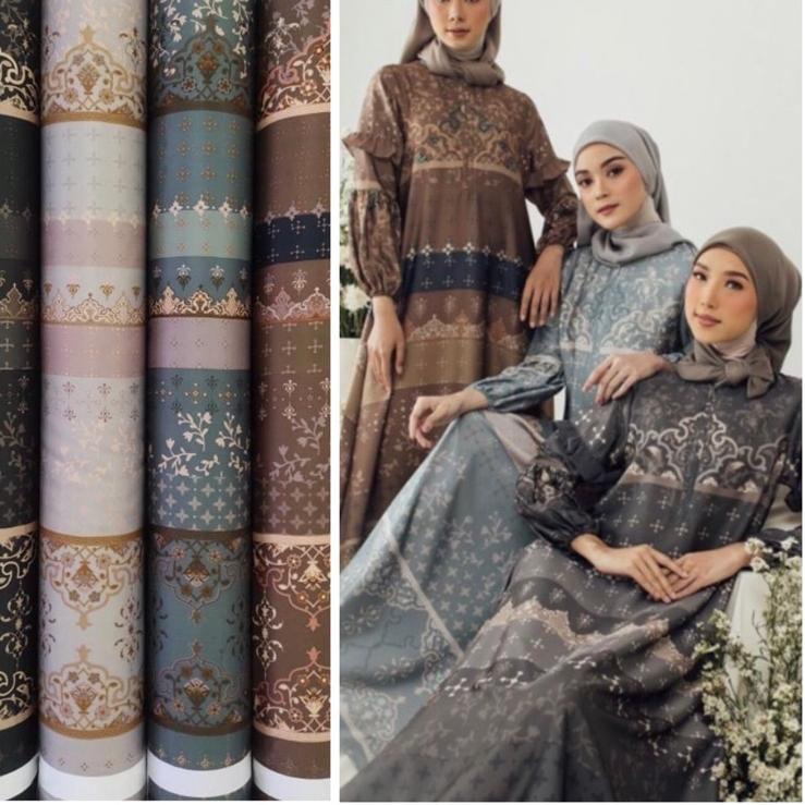 ((TERLARIS)) Bahan Kain Diorsilka Kirani / ref Kienkaa / bahan gamis / kain meteran murah / kain sil