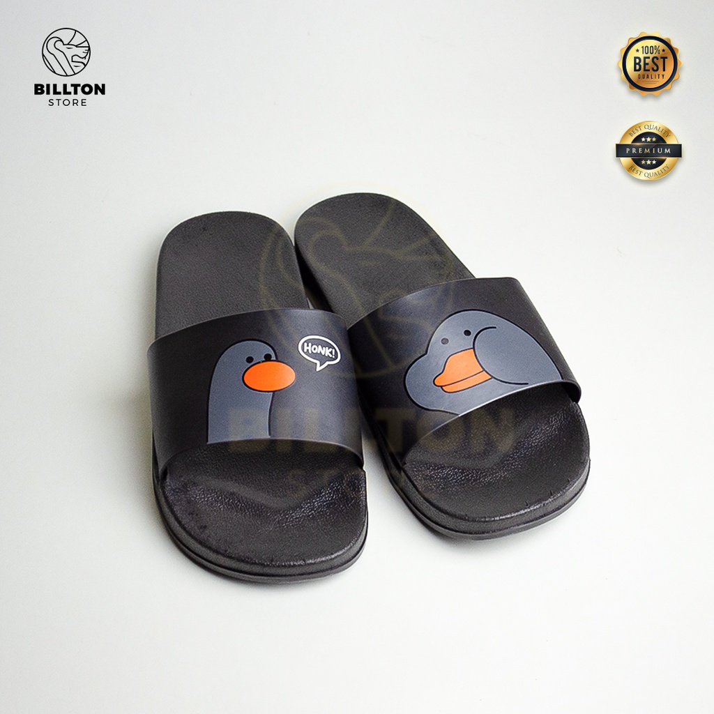 Sandal Pria Slop Sandal Flip Flop Slippers Slip On Karet Premium Empuk &amp; Anti Putus