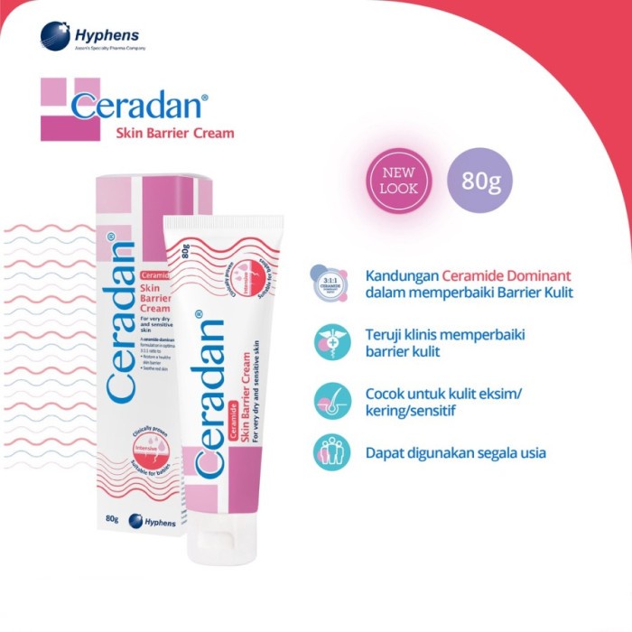 Ceradan Skin Barrier Cream 30gr dan 80gr