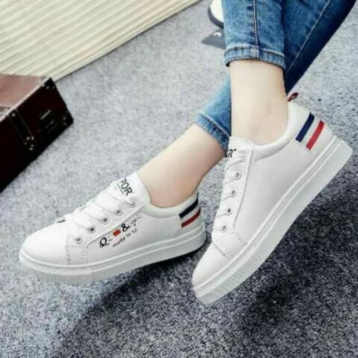 Sepatu Kets Cewek QI SCC - Putih, 37