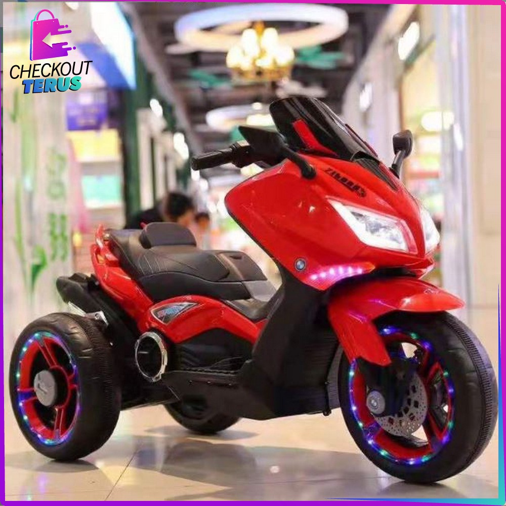 CT M238 M239 Motor Aki Anak Motor NMAX Ride On Ada Musik dan Lampu Anak HAOLAWA Mainan Motor Aki Simulasi Sepeda Motor