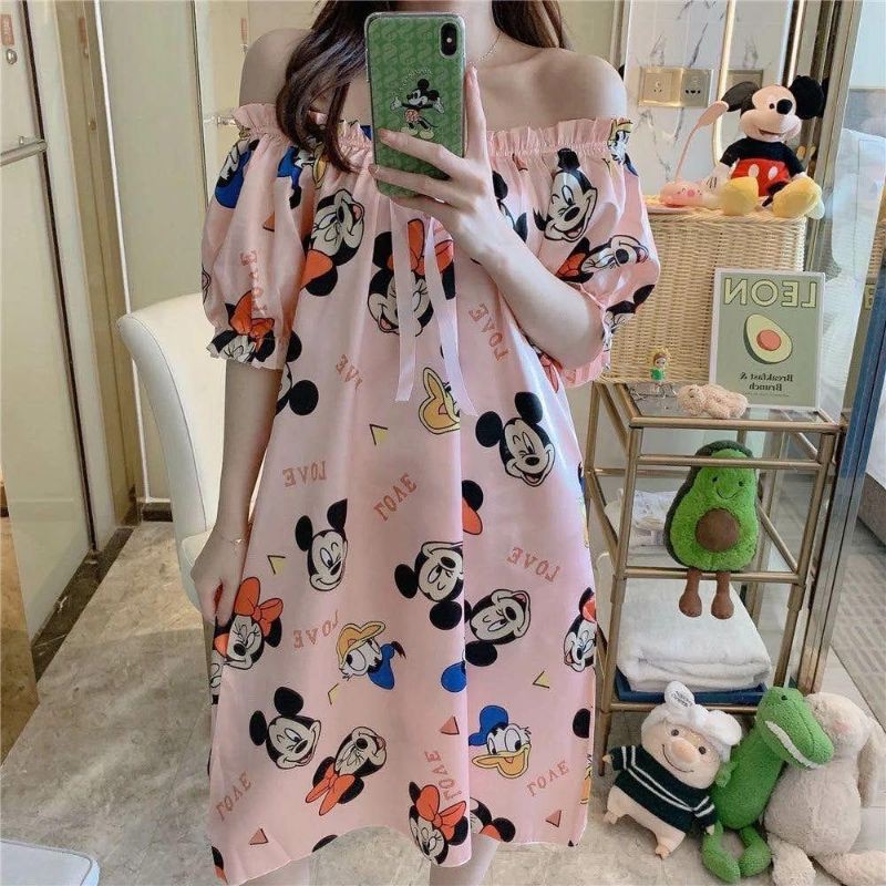 Daster/dress sabrina satin premium import