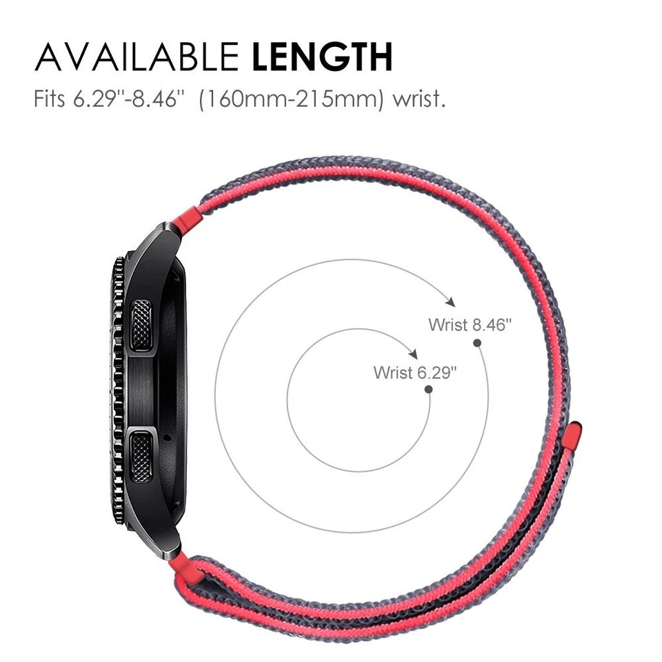 Strap Samsung Galaxy Watch 46mm - Nylon Strap Braclet Loop Sporty