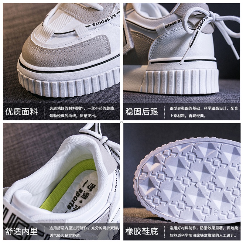 COD New Item !!! M19 Sepatu Sneakers Wanita Korea Casual Sport Shoes Sapatu Sneaker Cewek Import-6