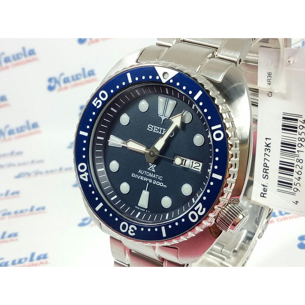 Seiko Prospex Turtle SRP773K1 Automatic Blue 200M | Jam Pria SRP773