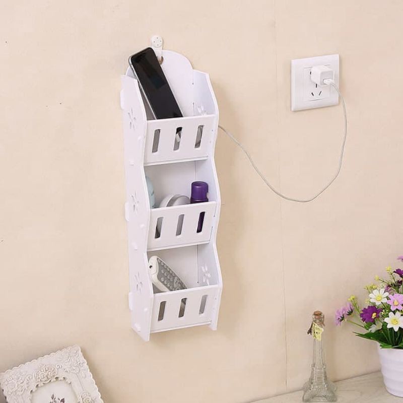 RAK GANTUNG SUSUN 3 in 1 SHABBY RACK VINTAGE HOLDER HIASAN DINDING WALL dekorasi interior rumah home