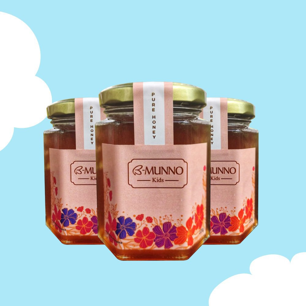 

B MUNNO BMUNNO KIDS MADU MURNI UNTUK KECERDASAN OTAK ANAK + DAYA TAHAN TUBUH ORIGINAL HONEY