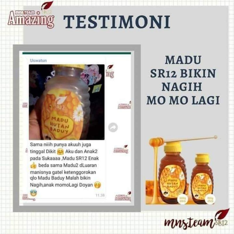 

TERLARIIISS!!Madu hutan baduy sr12 300g
