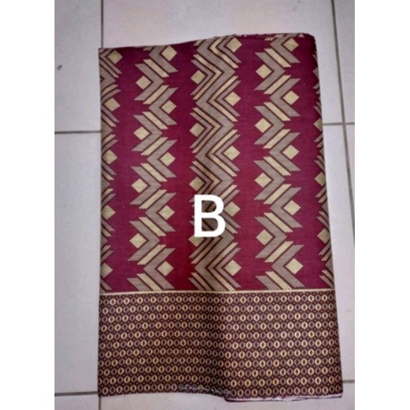 bahan batik katun Prada halus motif ( tenun/songket )
