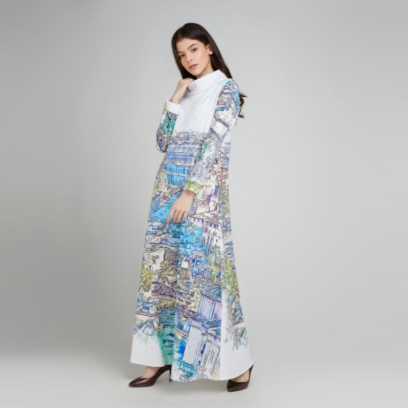 Akhtara Dress Traditional European Architecture