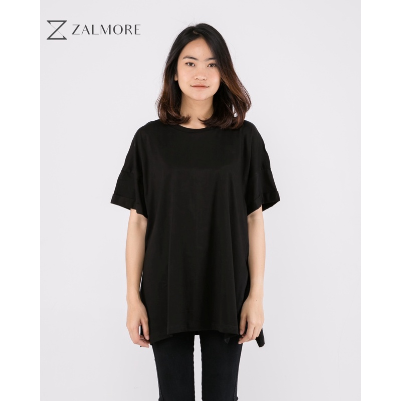 Zalmore Ladies Oversize with Slit-Black