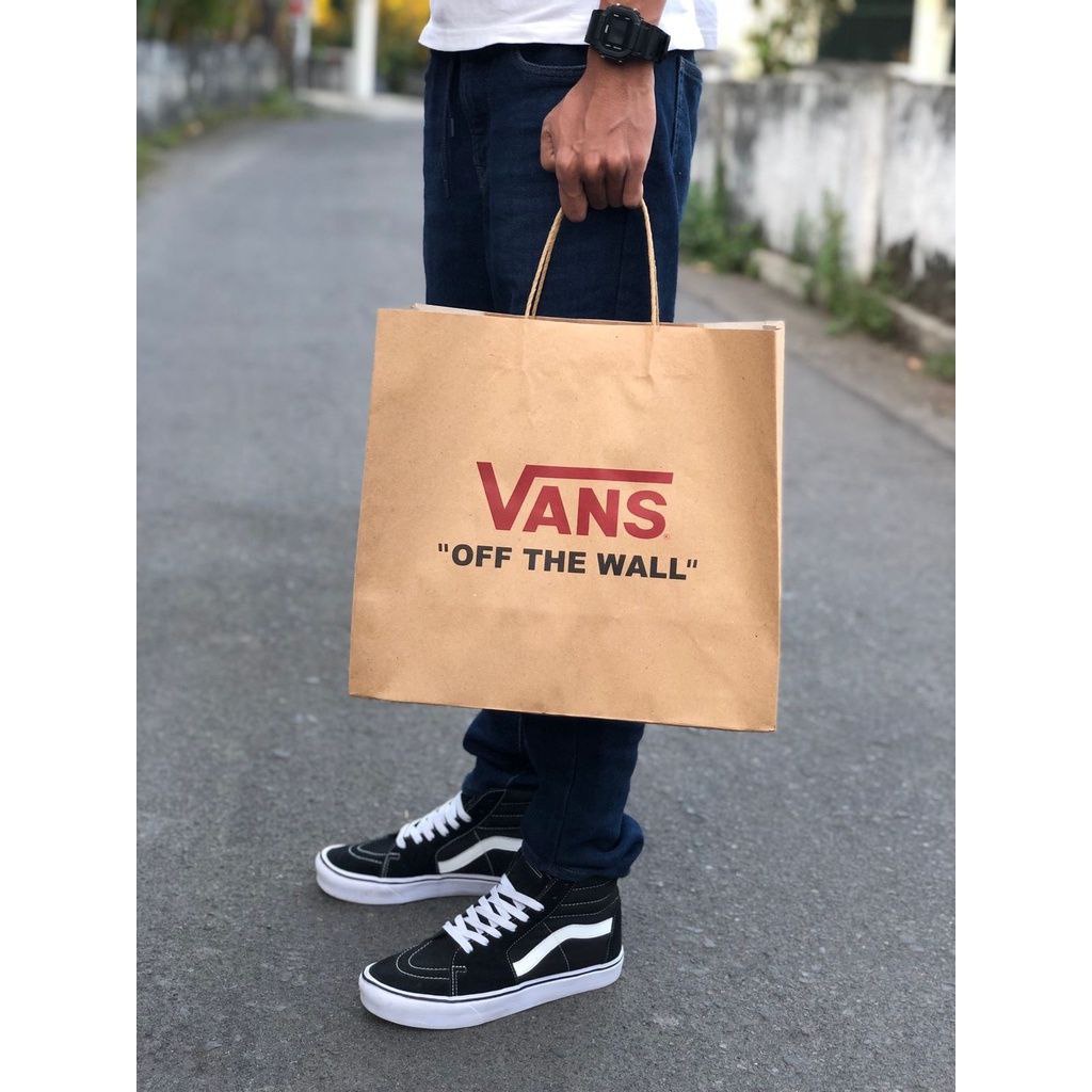 

CollabFootwear Paper Bag Vans